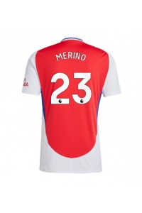 Arsenal Mikel Merino #23 Jalkapallovaatteet Kotipaita 2024-25 Lyhythihainen